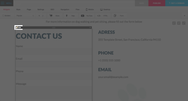 TATTLETAIL CONTACT FORM – Built with SiteBuilder